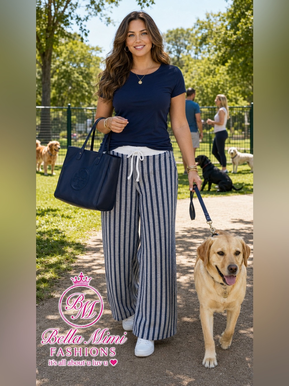 NIB Zenana Blue White Striped lounge pants  varies sizes 💙🤍💙 BRB SL 09